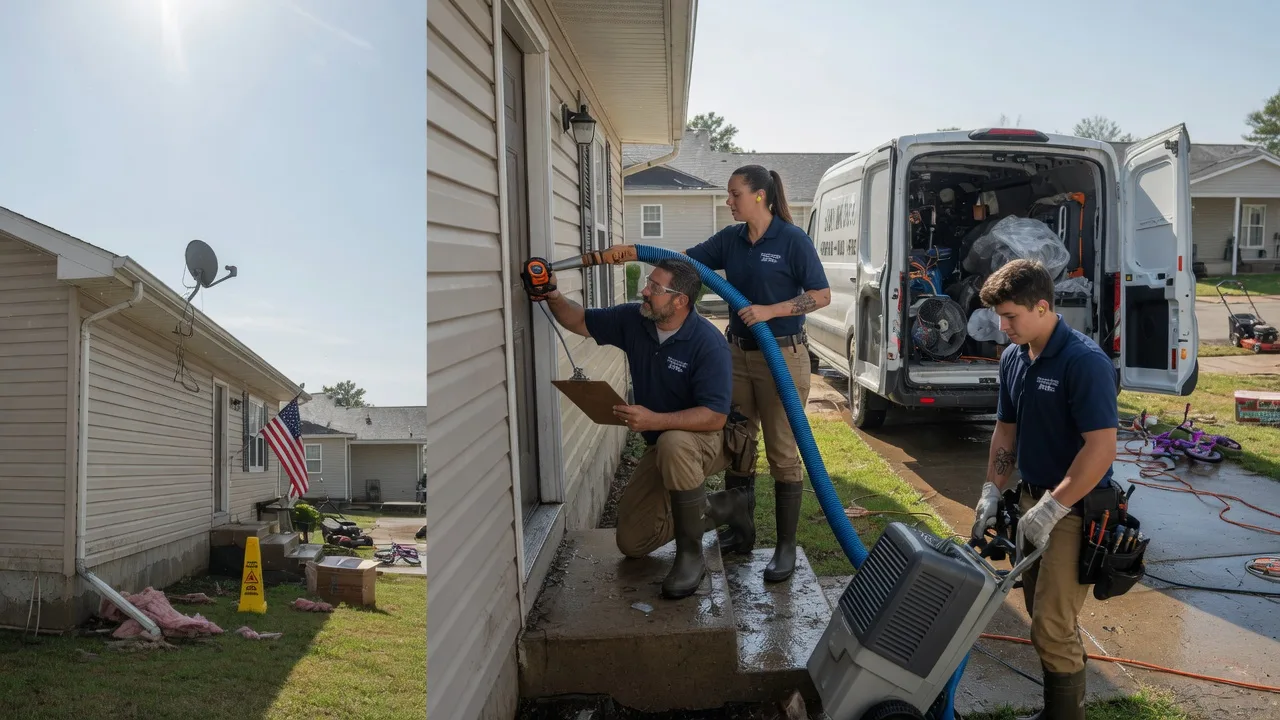 Ceiling Water Damage Restoration in Rockwood, TX near me